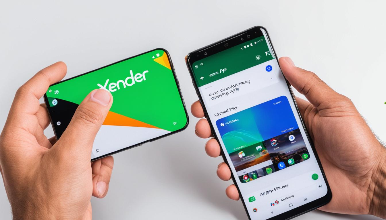 how to install app from xender on android